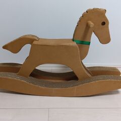 段ボール製　木馬