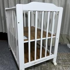 布団とKATOJIベビーベッドミニサイズの画像