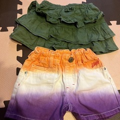 120サイズショートパンツセット