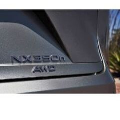 新品！2代目AZ20型NX用 LEXUS純正 エンブレム リア右［NX350h］ 文字の画像