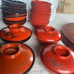 茶碗漆器の画像