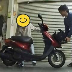 【原付】飛び込みご近所さん空気圧チェックと空気入れご依頼作業しました。