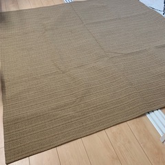 ニトリ　ラグ　カーペット　ジュートフウラグの画像