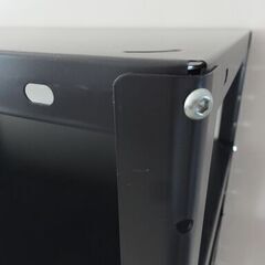 2,000円 USED 4段 スチール シェルフ 高さ約120cm 黒 ブラック インテリア 飾り棚 オープンラックの画像