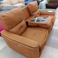 ★リユースのサカイ千葉中央店★  電動リクライニングソファー  H91×D84×W193 クリーニング済み TC3605の画像