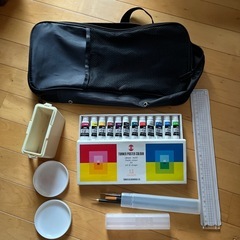 中学校　絵の具セット