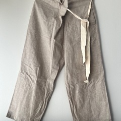 【新品】Kastane ベージュ ワイドパンツ　フリーサイズ