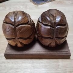 アイヌコロボックル木彫りの画像