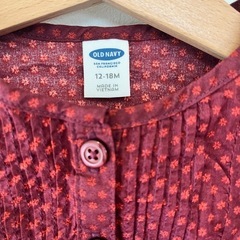 【新品】OLD NAVY ブラウス　80〜90サイズの画像