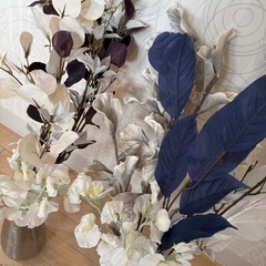 Francfranc花瓶+造花セットの画像
