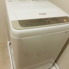 Panasonic洗濯機NA-F60B10 6kg
