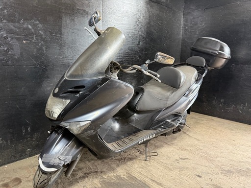 ★支払総額4.5万円★関東圏内即日配送！全車走行テスト済み！ ヤマハ マジェスティ125 ガンメタ 人気のマジェスティ！4スト！リアボックス付き！サイスタ付き！ バッテリー新品！