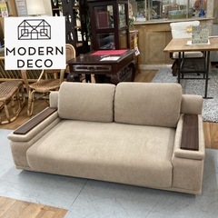 S108 ⭐ MODERN DECO モダンデコ 2Pローソファ...