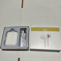 ワイヤレスイヤホンi12未使用品の画像