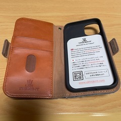 📱iPhone12ミニジーパン生地ケースの画像