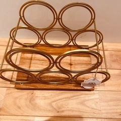 新品NYで購入したワインラックの画像