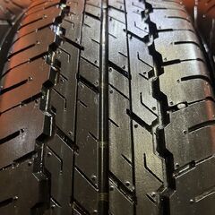 【新車外し】23年製 DUNLOP GRANDTREK AT20 195/80R15 15インチ 夏タイヤ 4本 ジムニーシエラ パジェロミニ等　(VTI188) の画像