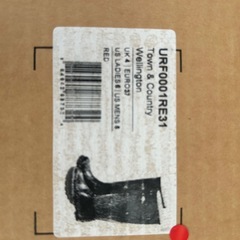 バブアー　レインブーツ　赤の画像