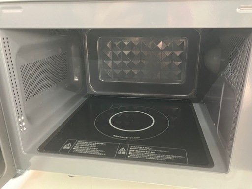 O 2506-395  アイリスオーヤマ 電子レンジ IMB-F187-H 2023年製 通電確認済み キズ 汚れあり