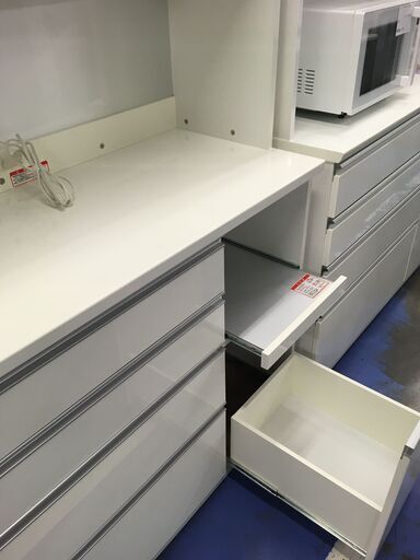 ☆リユースのサカイ横浜南店☆YM1154 ニトリ 食器棚 ブラック W101×D50