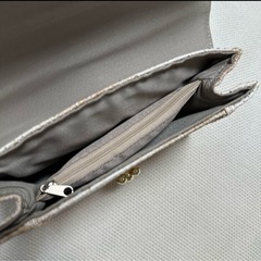 スネークスキン ショルダーバッグ ベージュ(浴衣)の画像