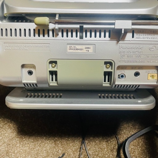 Panasonic ラジカセ シルバー