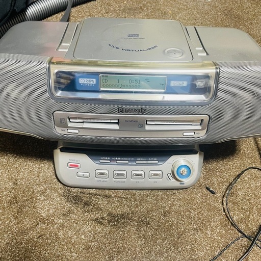 Panasonic ラジカセ シルバー