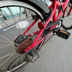 男の子自転車 子供用自転車 22インチ ブリヂストン赤 (Kちゃん