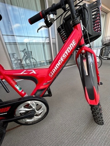 男の子自転車 子供用自転車 22インチ ブリヂストン赤 (Kちゃん