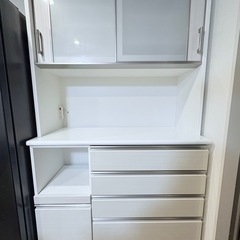 【美品】ニトリ 食器棚　キッチンボード ポスティア　幅120cm...