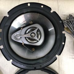 PIONEER パイオニア carrozzeria　TS-E1790　カロッツェリア　3WAY　180Wスピーカー 17cm　音出し認済　旧車 スピーカー カーオーディオ ジャンク扱い 傷・汚れ有【糸島市内 送料無料】 250615-6の画像