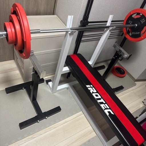 IROTEC ベンチプレス一式