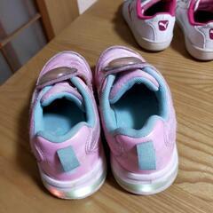 子供用　光る靴　16ｃｍの画像