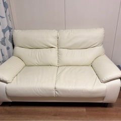 【6/17まで！無料】良品 ニトリ 2人掛けソフィア 説明書有り　の画像