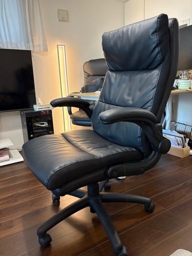 デスクチェア　オフィスチェア　レザーチェア
