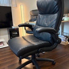 デスクチェア　オフィスチェア　レザーチェア