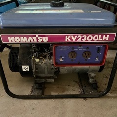 コマツ発電機
