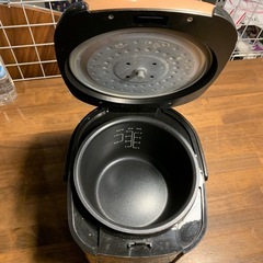 AONCIA 炊飯ジャー 炊飯器 3合炊き ブラック S-RC018S-Bの画像