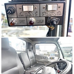 H.19 ISUZU エルフ　アームロール　ターボ　新明和　予備検査付き　最大積載量4000kg 実走行75000km nox.pm適合車　超美車　の画像