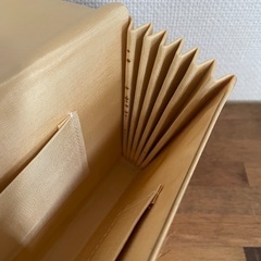 和装　クラッチバッグ　ゴールドの画像