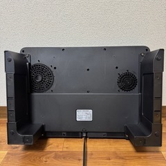 2024年製　IHコンロ　2口　アイリスオーヤマ　クッキングヒーター　説明書あり　足つき　　の画像