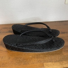 冠婚葬祭　和装　草履　黒　の画像