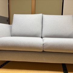 （ニトリ）カスタマイズ2人用ファブリックソファ(ミディアムタイプ...
