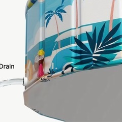 新品、未使用　折りたたみ　プールの画像