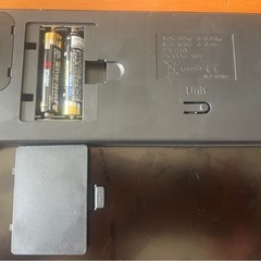コンパクト薄型 体重計の画像