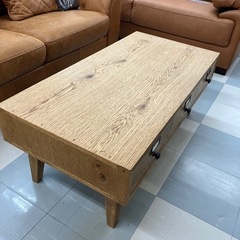 ✨CRASH GATE/クラッシュゲート✨定価62,700円✨天然木✨センターテーブル✨コーヒーテーブル✨アウロ✨関家具✨の画像