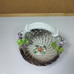 イタリー製陶器花かごの画像