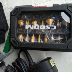 【使用2回】プロ木工トリマー＋トリマービット総額1万円以上の品をセットの画像