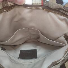美品COACH トートバッグ ブラウン/ベージュコーチの画像