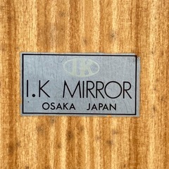I.K MIRROR 鏡 ミラー 姿見 大きい タイヤ付きの画像